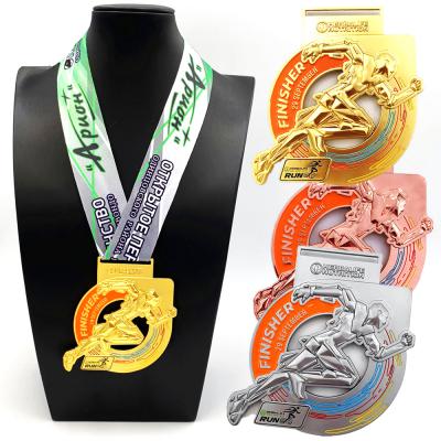  Runing Run Finisher Medal Gold Silver Copper