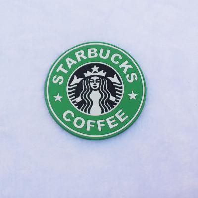 Factory 3D cartoon custom rubber pvc coasters for Christmas Day customized - 副本