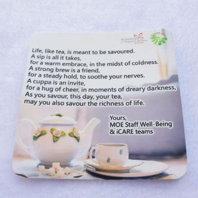 Silicone 3D print nice pvc coaster, cup mat good coaster - 副本