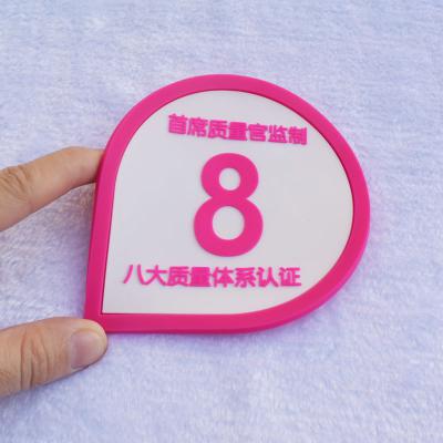 Several shape of 3d PVC coaster for USA - 副本
