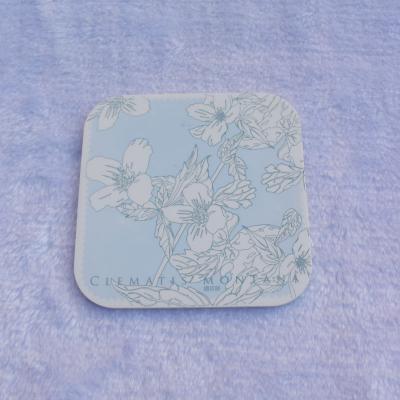 Square silicone pvc coaster, printed coaster